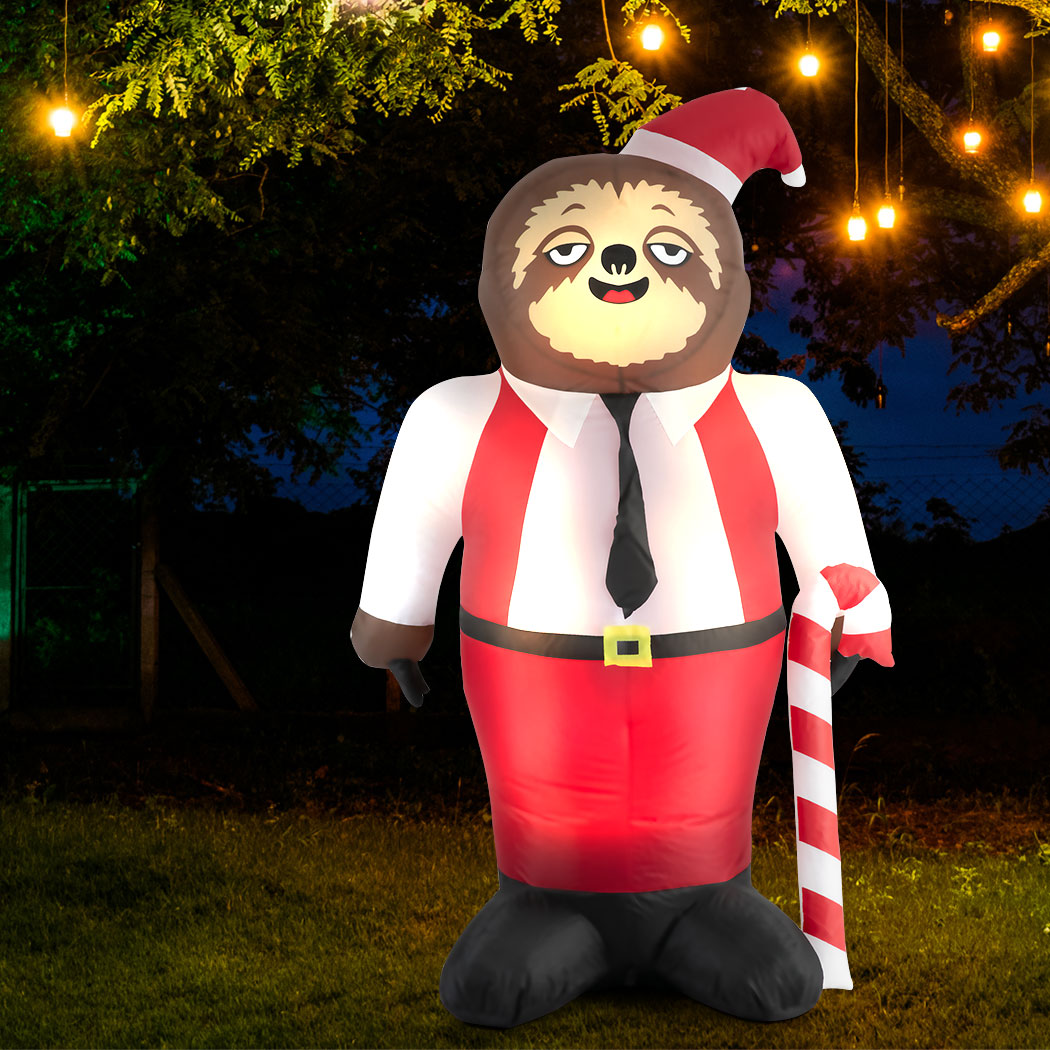 Santaco Christmas Inflatable Sloth 1.8M-1942353248975458310