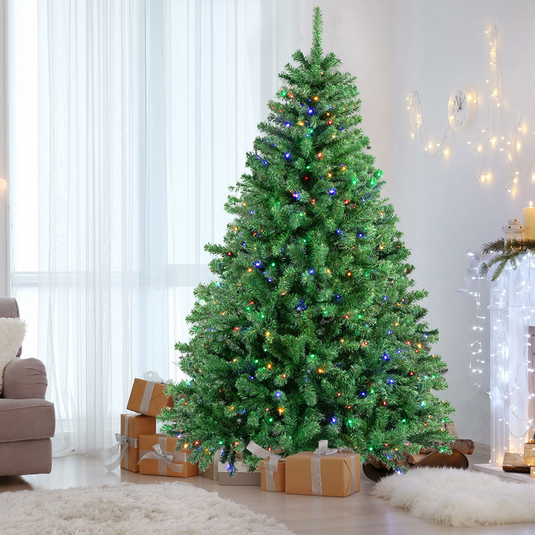 SANTACO 1.8M Christmas Tree Pre Lit-1942353782138605574