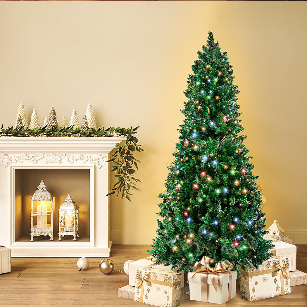 SANTACO Prelit Slim Pencil Christmas Tree 1.8M-1942353634234863623