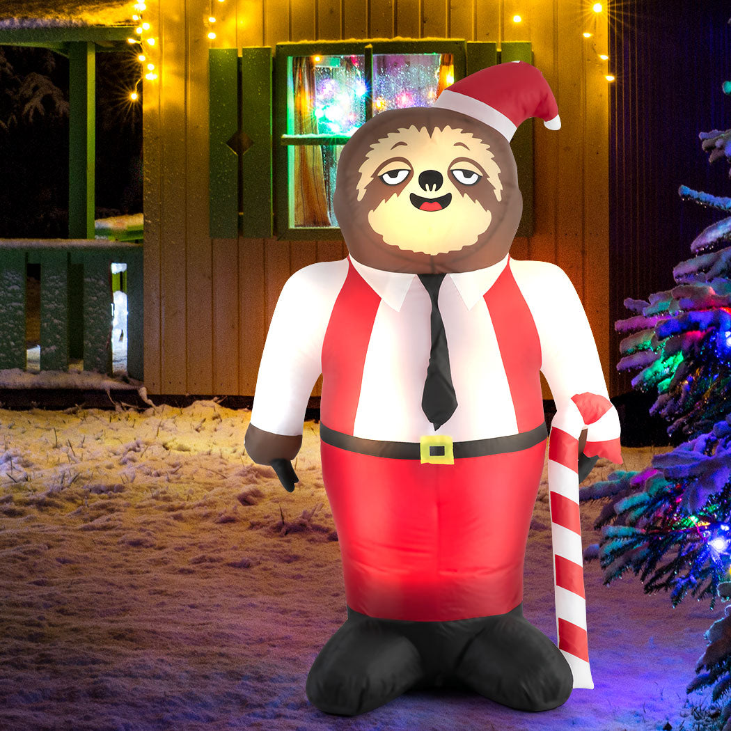 Santaco Christmas Inflatable Sloth 1.8M-1942353248975458311