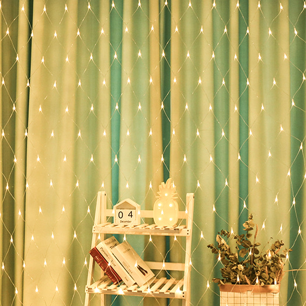 EMITTO 300LED Christmas Net Lights Mesh-1942353050689736711