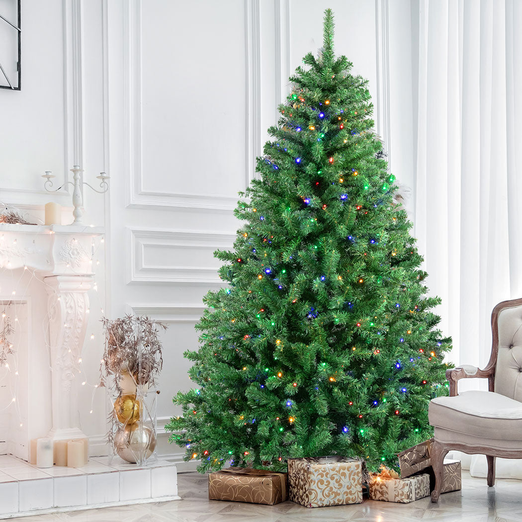 SANTACO 1.8M Christmas Tree Pre Lit-1942353782138605575