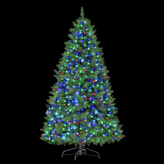 Pre Lit Jingle Jollys Christmas Tree 1.8m RGB Remote LED Tree Party Decoration 890 Tips
