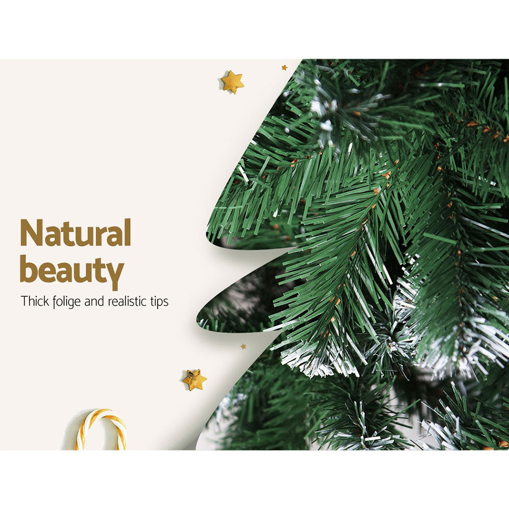 Snowy Christmas Tree 2.1m Xmas Tree Decoration 905 Tips by Jingle Jollys