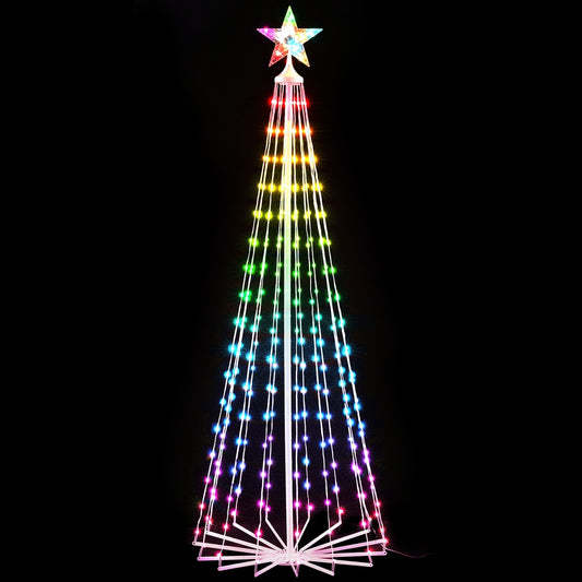1.8m Fairy Lights Christmas Tree 265 RGB LED Xmas Trees Decoration by Jingle Jollys