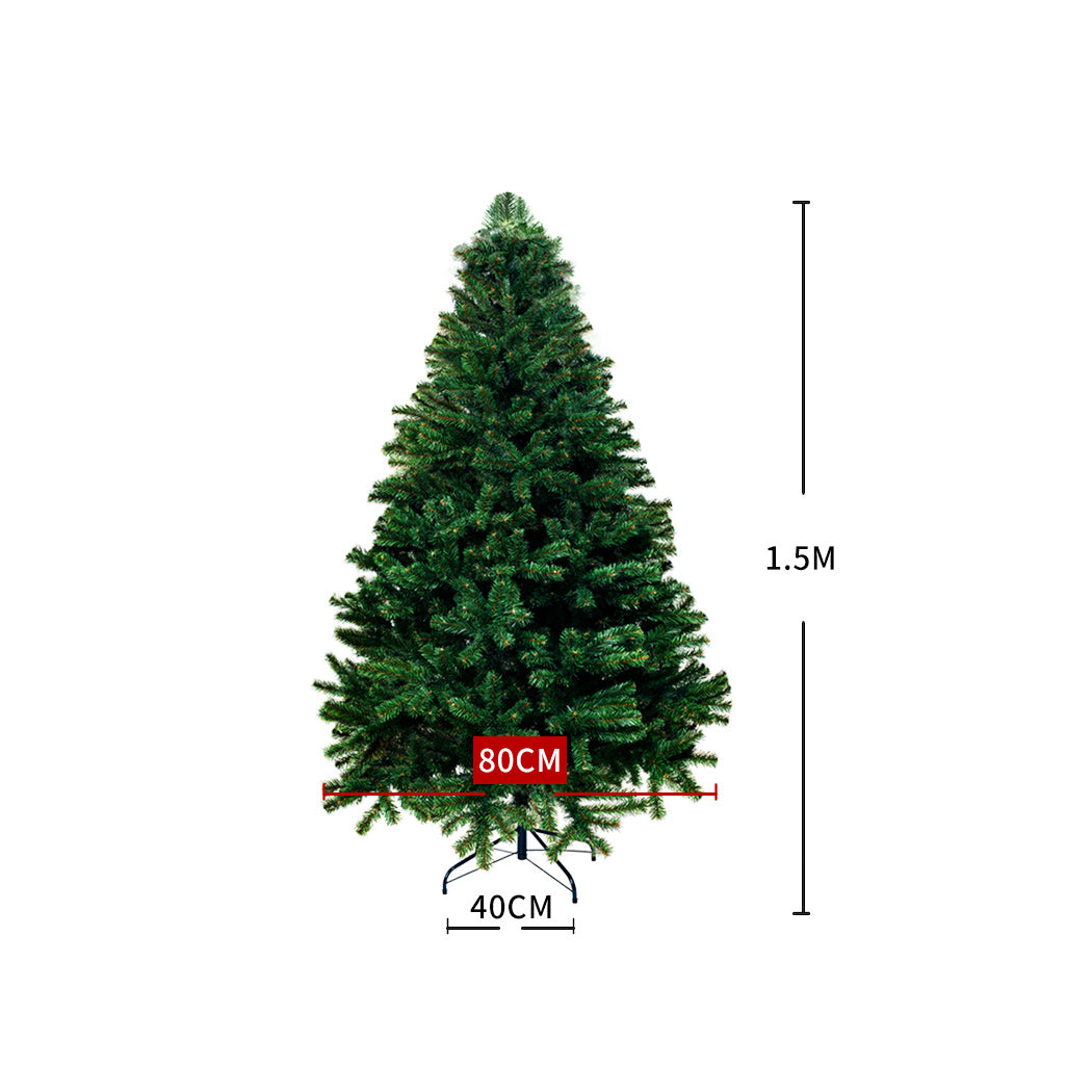 SANTACO Christmas Tree 1.5M 5Ft LED 1.5 Meter-1942353779227758594