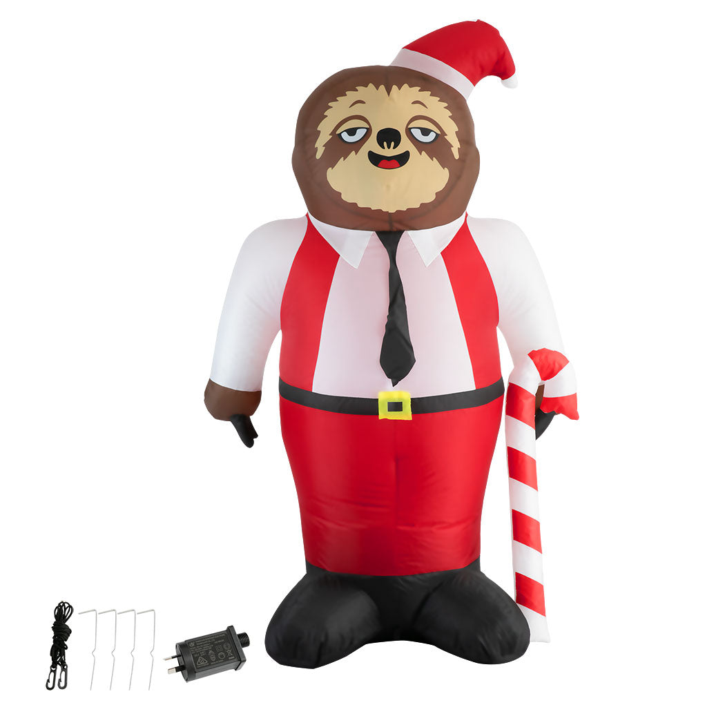 Santaco Christmas Inflatable Sloth 1.8M-1942353248975458304