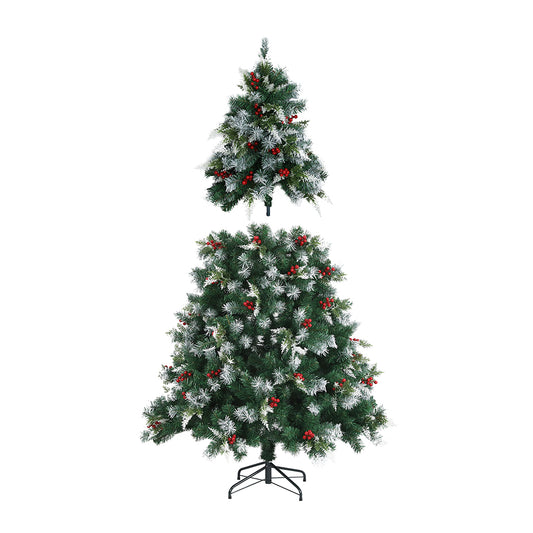 SANTACO Christmas Tree Snow Flocked 2.1M-1942353635656732673