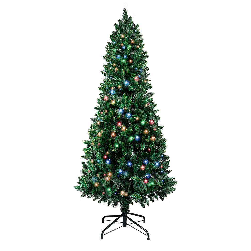 SANTACO Prelit Slim Pencil Christmas Tree 2.1M-1942353634406830081
