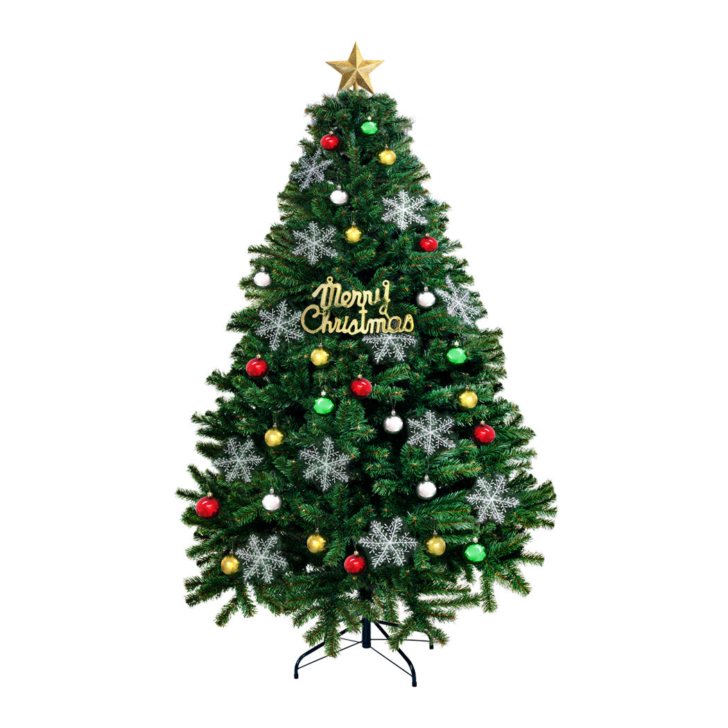 SANTACO Christmas Tree 2.4M 8Ft Xmas 2.4 Meter-1942353778351149057