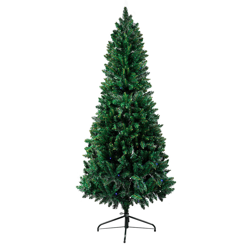 SANTACO Prelit Slim Pencil Christmas Tree 2.4M-1942353634595573761