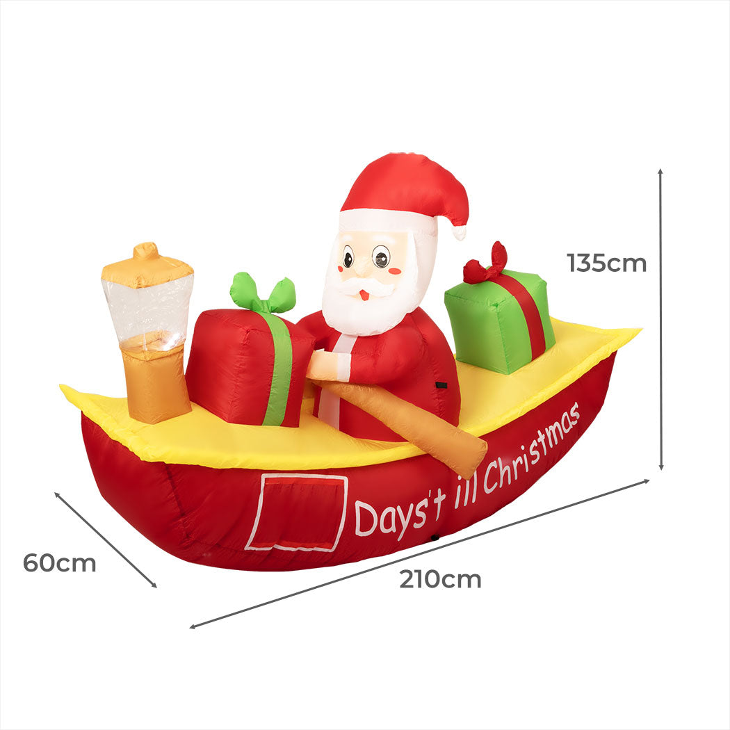 Santaco Christmas Inflatable Santa Clau-1942353249151619074