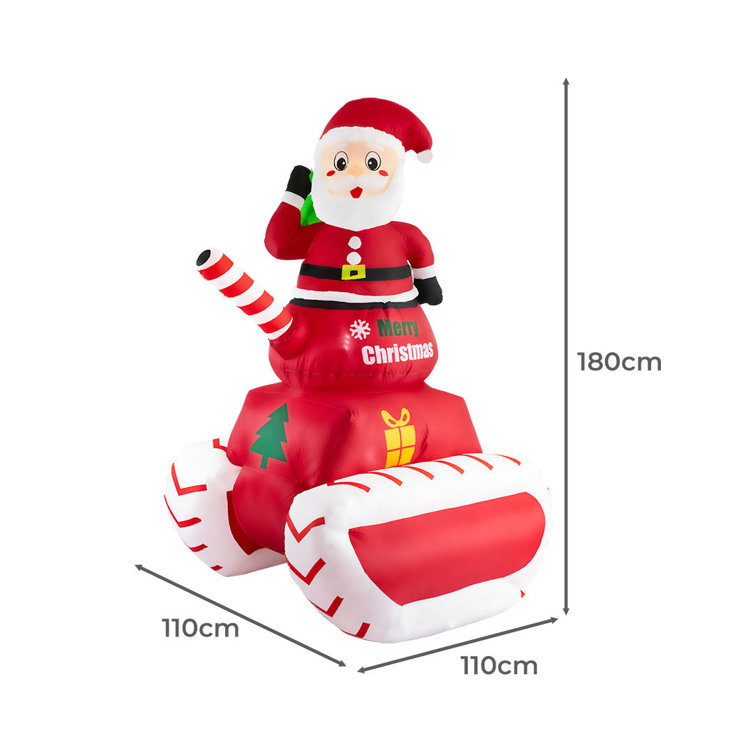 Santaco Christmas Inflatable Santa Claus-1942353248262426626