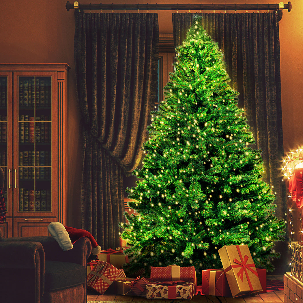 SANTACO Christmas Tree 2.1M 7Ft LED 2.1 Meter-1942353779592663046