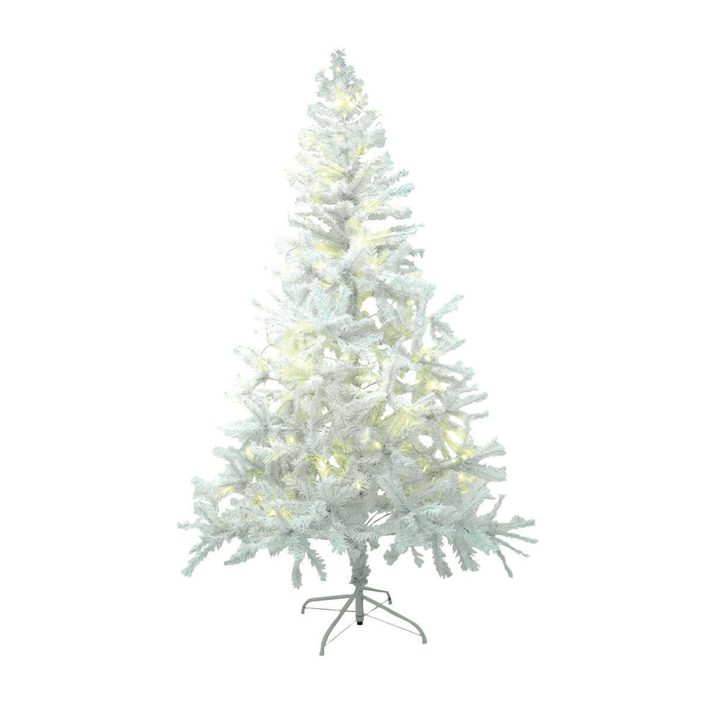 Christmas By Sas 1.8m x 90cm White Pine Tree 72 Warm White LED String Lights - Christmas Outlet Online