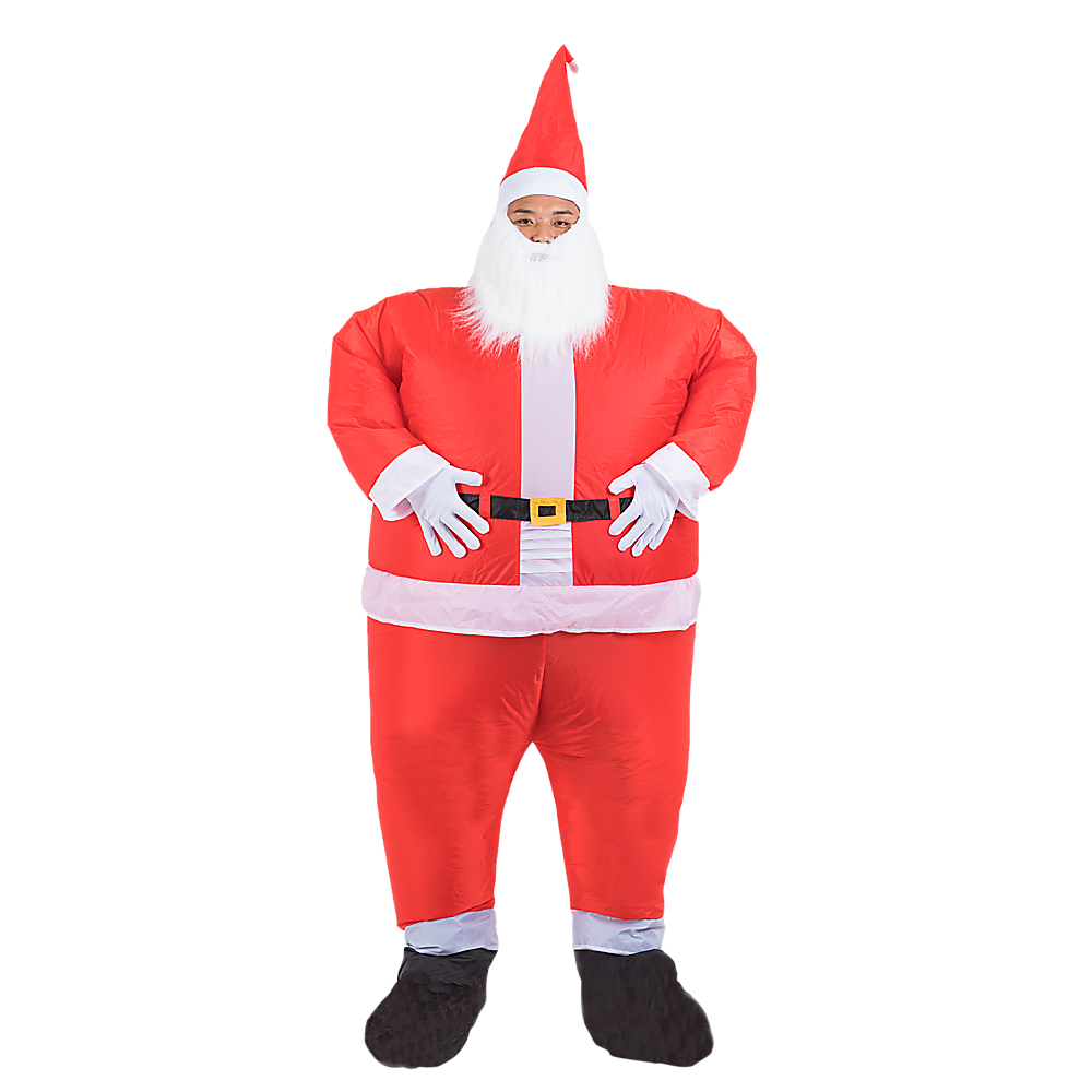 SANTA Fan Operated inflatable Christmas costume