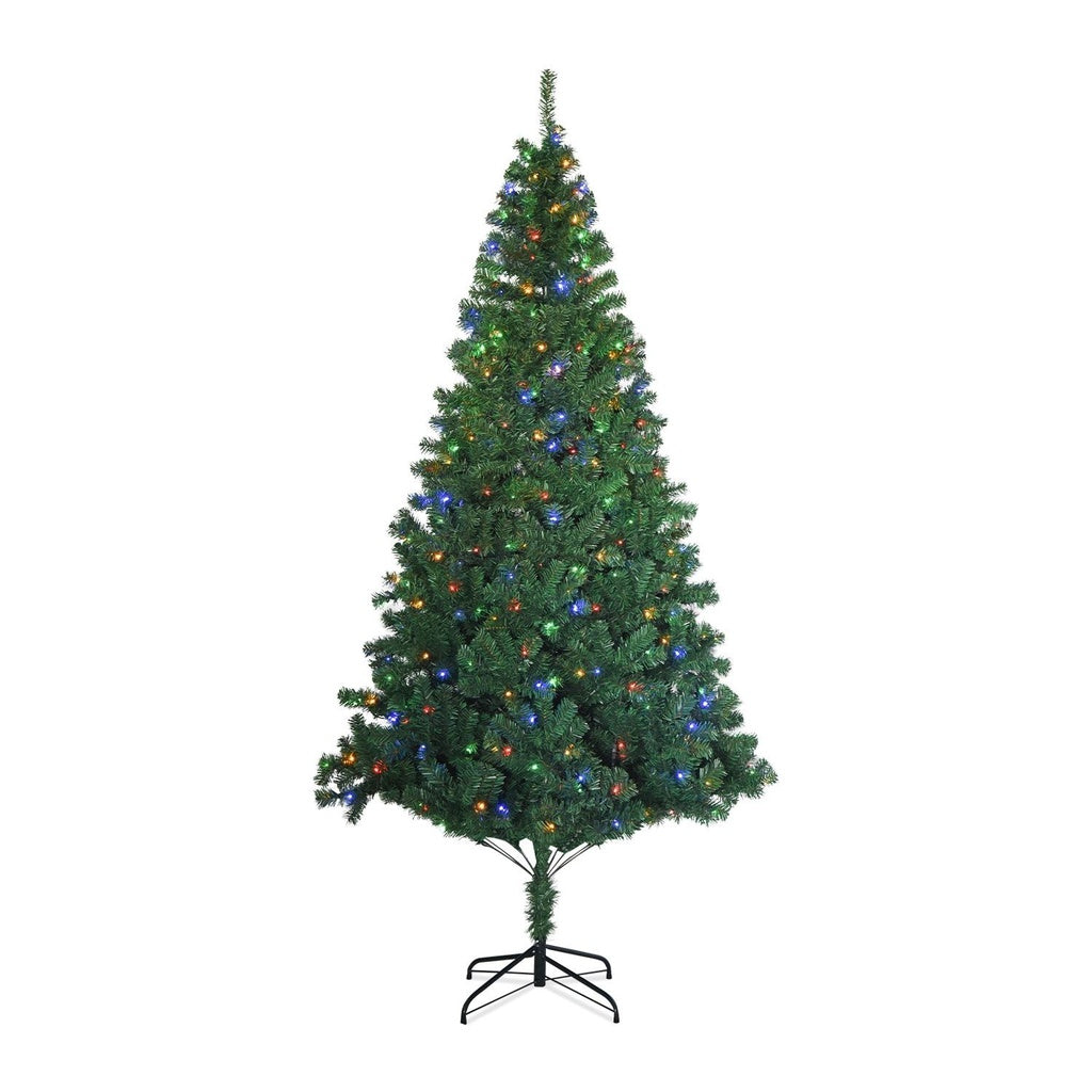 Festiss 2.1m Christmas Tree With 4 Colour LED FS-TREE-06 - Christmas Outlet Online