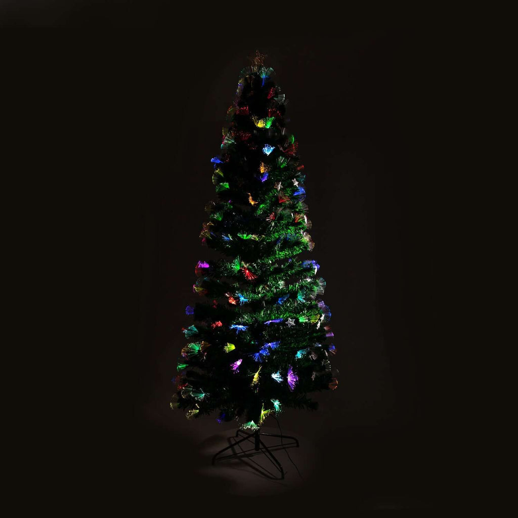 Christabelle 1.2m Enchanted Pre Lit Fibre Optic Christmas Tree Stars Xmas Decor - Christmas Outlet Online
