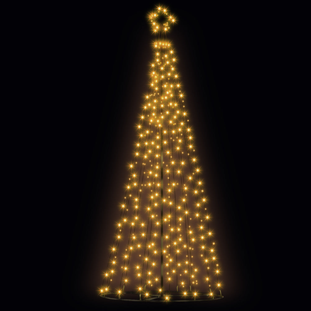 Jingle Jollys Christmas Tree 3M 330 LED Xmas Trees With Lights Warm White - Christmas Outlet Online