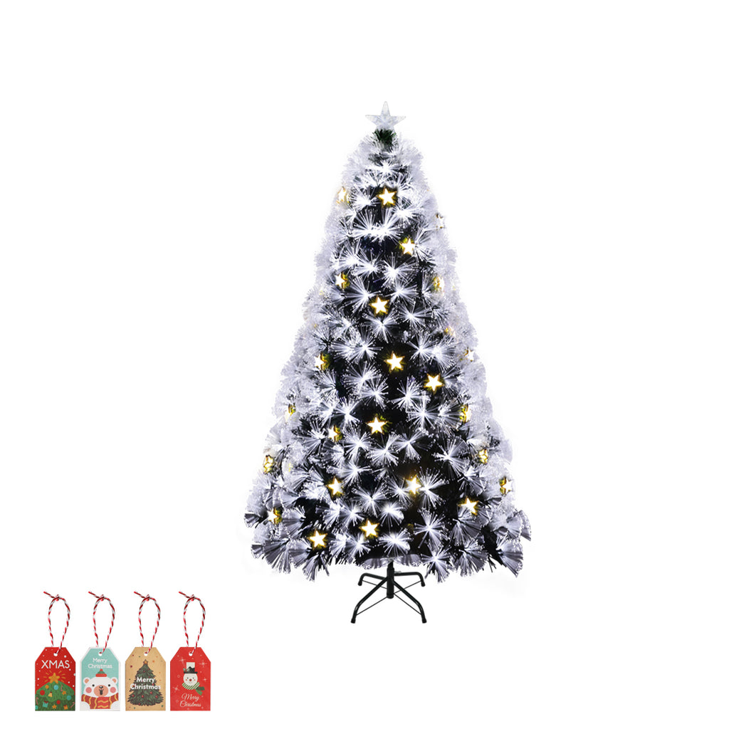 Santaco Christmas Tree 1.5M 5Ft Xmas Decorations Fibre Optic Multicolour Lights - Christmas Outlet Online