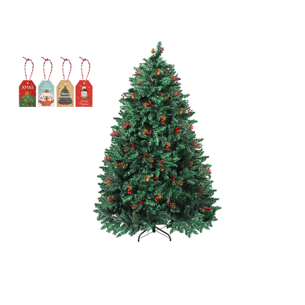 Santaco Christmas Tree 1.2M 4Ft Pinecone Decorated Xmas Home Garden Decorations - Christmas Outlet Online