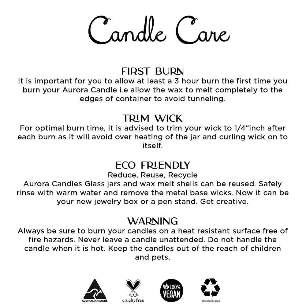 Aurora Christmas Pudding Scented Soy Candle Australian Made 300g 2 Pack - Christmas Outlet Online