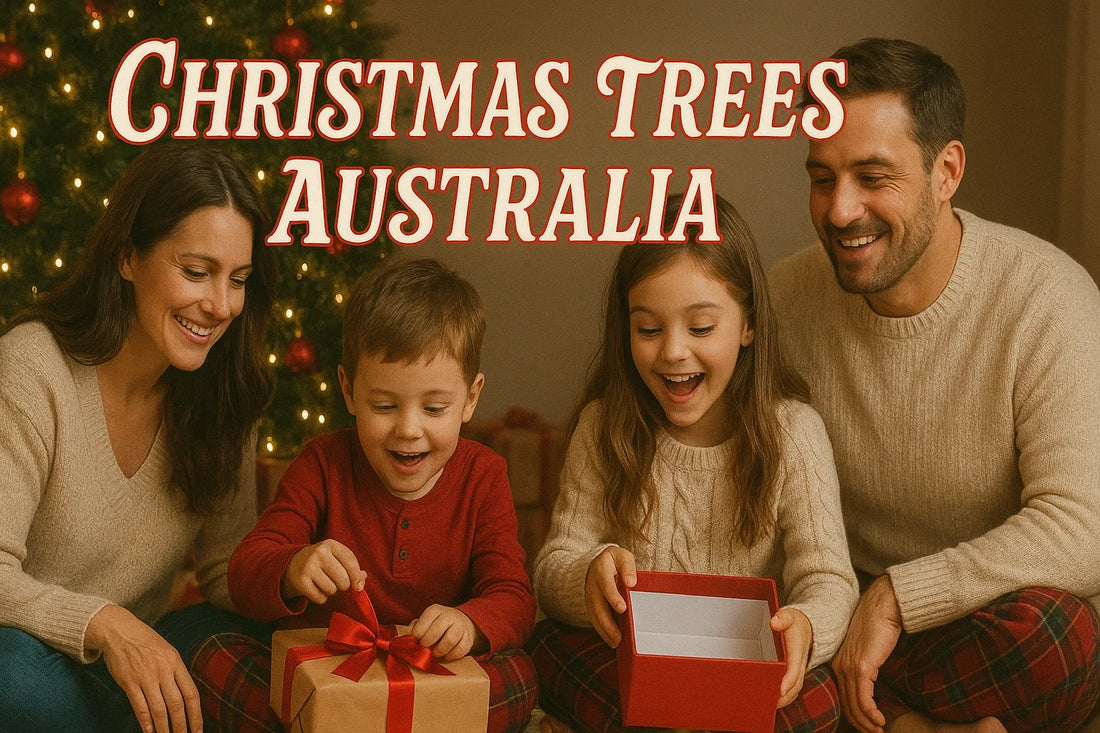 Artificial Christmas tree decorated in an Australian home