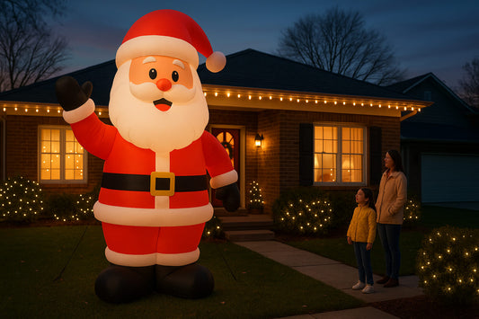 Christmas Inflatable sends Australians crazy