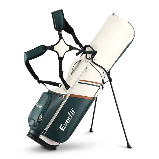 Everfit Golf Stand Bag Lightweight Carry Bag Dual Strap Club Divider