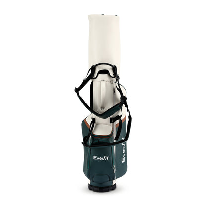 Everfit Golf Stand Bag Lightweight Carry Bag Dual Strap Club Divider