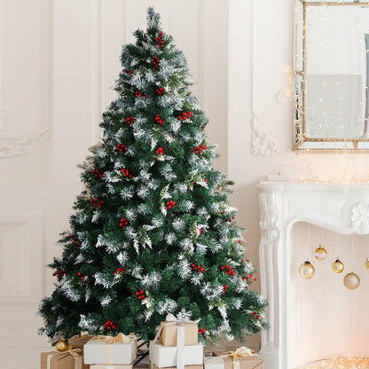 SANTACO Christmas Tree Snow Flocked 2.1M-1942353635656732678