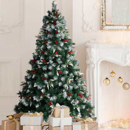 SANTACO Christmas Tree Snow Flocked 1.5M-1942353635304411142