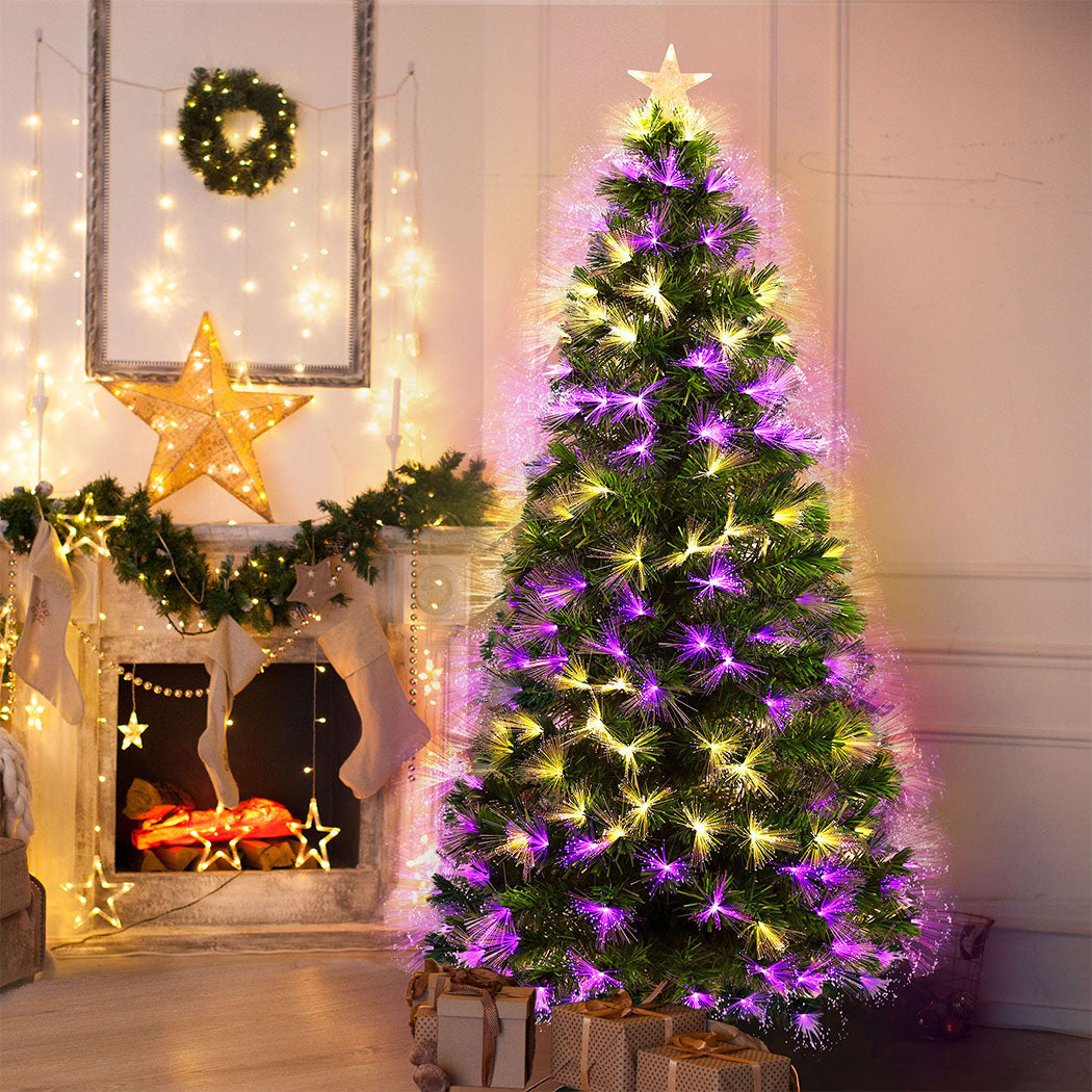 SANTACO Christmas Tree Fibre Optic 2.1M-1942353635124056070