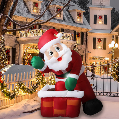 Santaco Inflatable Christmas Decor Santa-1942353243749355527