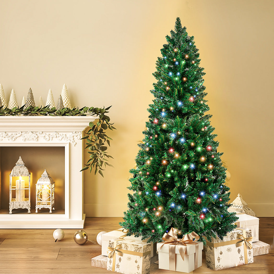 SANTACO Prelit Slim Pencil Christmas Tree 1.5M-1942353634050314247
