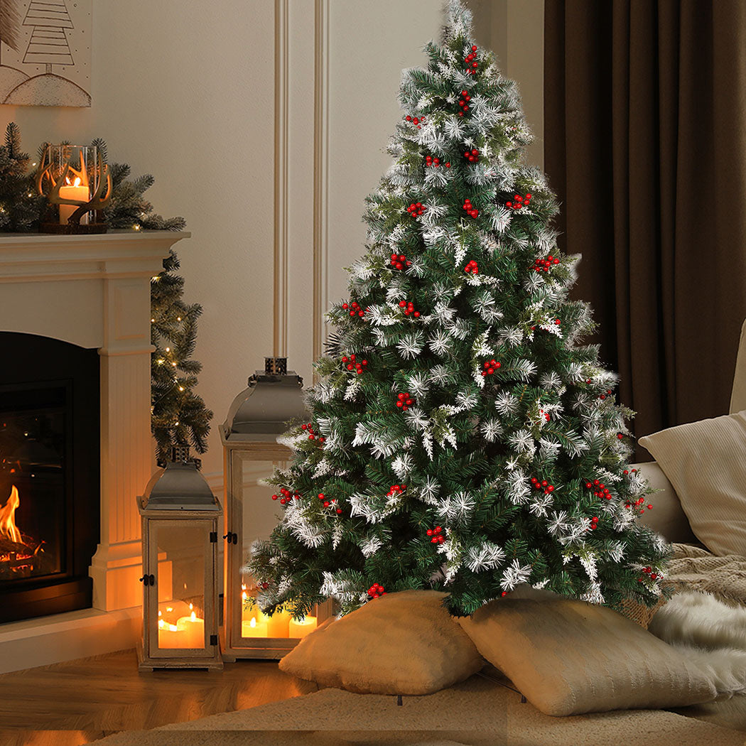 SANTACO Christmas Tree Snow Flocked 1.5M-1942353635304411143