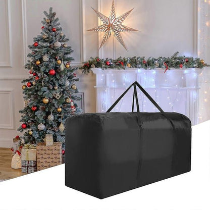 Large Christmas Tree Storage Bag, 122×39×55cm Heavy Duty Waterproof Oxford Storage Container with Reinforced Handles, Fits Disassembled Artificial Christmas Tree