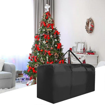 Large Christmas Tree Storage Bag, 122×39×55cm Heavy Duty Waterproof Oxford Storage Container with Reinforced Handles, Fits Disassembled Artificial Christmas Tree
