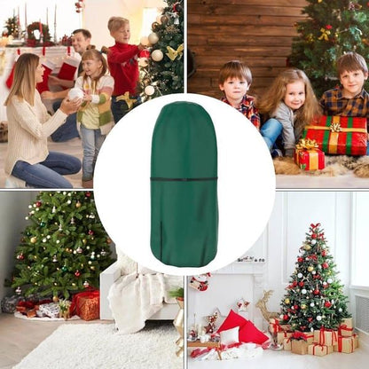 9ft Upright Christmas Tree Storage Bag, Waterproof Dustproof Standing Artificial Christmas Tree Cover, Vertical Xmas Tree Storage Protector Bag for Decorated Artificial Tree