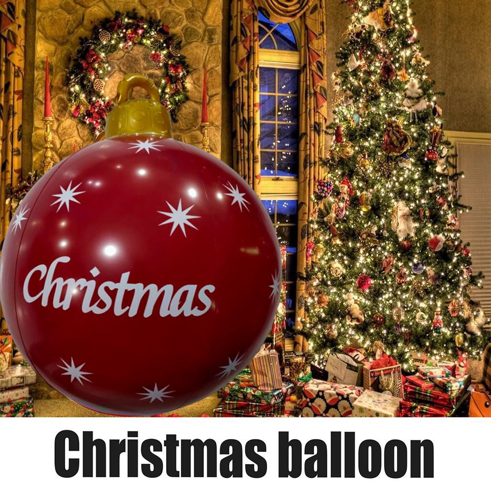 Christmas Inflatable Ball Blow Up Yard Decoration for Halloween Party Indoor Outdoor Yard Garden
