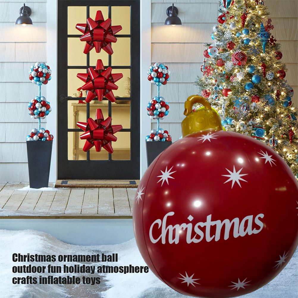 Christmas Inflatable Ball Blow Up Yard Decoration for Halloween Party Indoor Outdoor Yard Garden