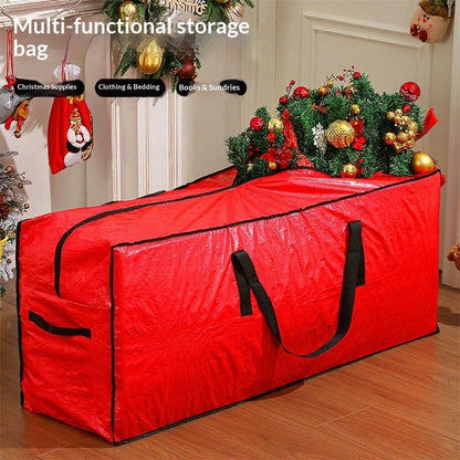 Large Christmas Tree Storage Bag, 48.03 inch Christmas Trees Bag Waterproof Dustproof Artificial Tree Bags with Zippers and Handles Wide Opening