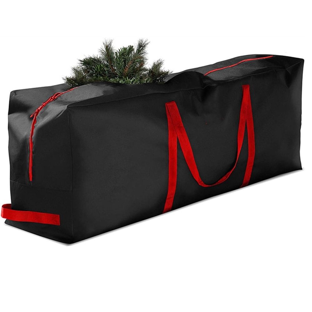 Christmas Tree Storage Bag - Enduring Waterproof Xmas Holiday Tree Bag with Handles - Artificial Christmas Tree Storage Box, Garland Storage Container - 4 Ft