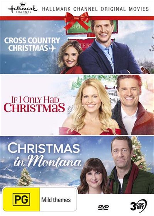 Hallmark Christmas - Cross Country Christmas / If I Only Had Christmas / Christmas In Montana - Coll DVD