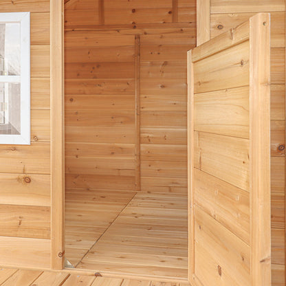 Lifespan Kids Archie Cubby House (Elevated) with 1.8m Slide (Blue)