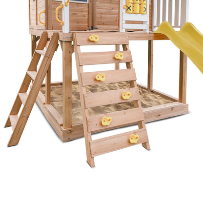 Lifespan Kids Warrigal Cubby House with 2.2m Slide (Yellow)