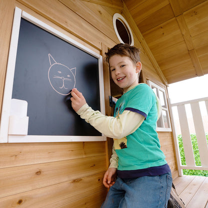 Lifespan Kids Warrigal Cubby House with 2.2m Slide (Yellow)