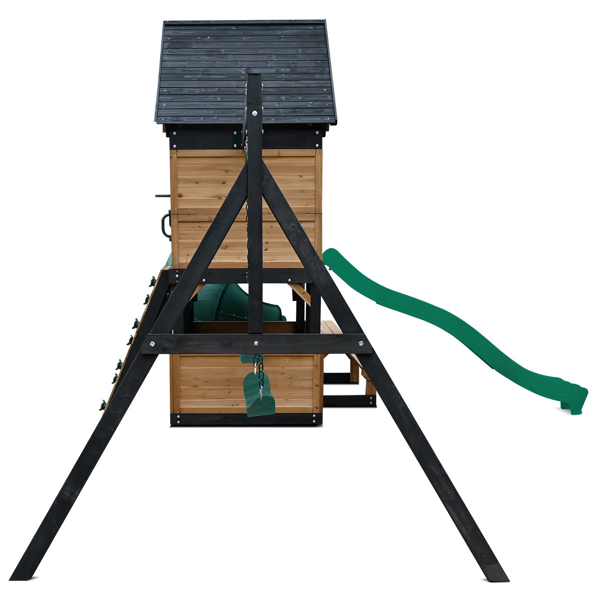 Claremont Swing Set & Play Centre with 2.2m Slide (Green) by Lifespan Kids