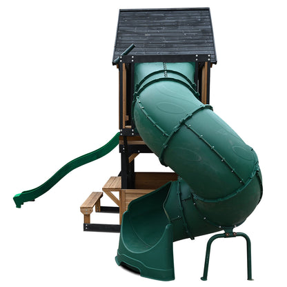 Claremont Swing Set & Play Centre with 2.2m Slide (Green) by Lifespan Kids