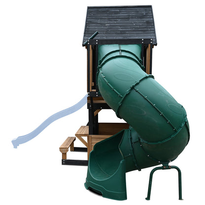 Lifespan Kids Claremont Swing Set & Play Centre with 2.2m Slide (Pastel Blue)